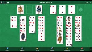 FreeCell solution 6170879 [upl. by Airdnaz]