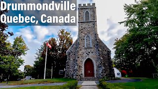 Drummondville Quebec Centre Ville  Walking Tour [upl. by Lahpos]