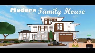 Modern Family House  Bloxburg 160K [upl. by Plate49]