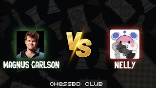 Magnus Carlson vs Nelly chessbd club chess magnuscarlsen [upl. by Etnom]