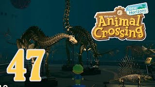 Animal Crossing New Horizons  Fossil Museum Complete  part 47 [upl. by Auberta]