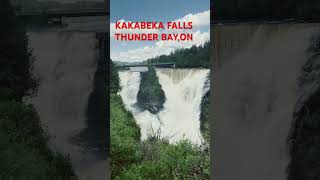 KAKABEKA FALLSthunderbay ontario canada falls [upl. by Limhaj]