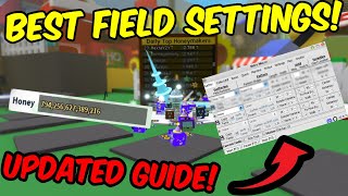 The BEST Natro Macro Settings For Pine Tree Field  Best Patten Bee Swarm Simulator [upl. by Candra171]