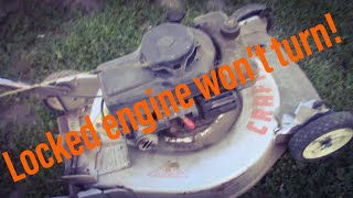 DIY Unseize a Locked Up Small Engine [upl. by Noonberg]