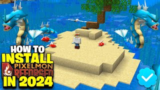 HOW TO INSTALL PIXELMON Minecraft Pokémon Mod [upl. by Orran]