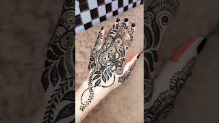 Arabic mehndi design ❤️✨ shorts mehndi hennadisign [upl. by Annaitat]