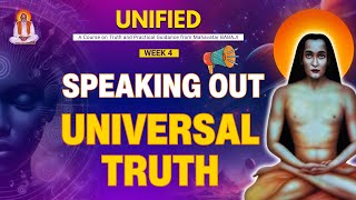 UNIFIED A course from Babaji  Week 4  Speaking Out Universal Truth  Day 27  PSSM USA [upl. by Nitreb]