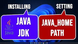 How to Download and Install JDK  Set Path and JAVAHOME for Java Programming [upl. by Ulphia]