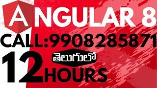 Angular Introduction for beginners in Telugu 3hours [upl. by Yadahs]