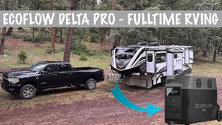 EcoFlow Delta Pro RV Solar Setup  Boondocking Fulltime [upl. by Kirven]