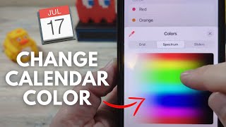 How to Change Calendar Color On iPhone [upl. by Newel]