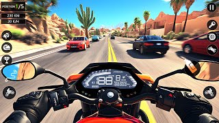 Moto Racing Go Gameplay  Endless Motorcycle Racing Game [upl. by Disharoon877]