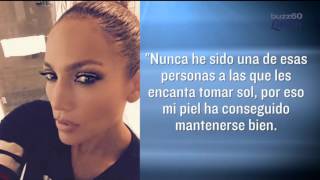 JLo comparte sus secretos de porque luce tan joven [upl. by Nylhtac]