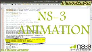 1 NS3 Basics NetAnim in firstcc [upl. by Dirk]