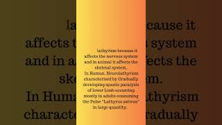 LATHYRISM amp BOAA communitymedicine aiapgetmcq pulse paralysis potli3079 [upl. by Raasch]