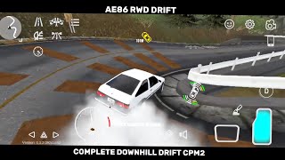 COMPLETE Downhill RWD DRIFT AE86   CPM2 [upl. by Nyrol]