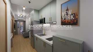 SMDC COAST RESIDENCES  Proposed Interior FitOut 26 SQM [upl. by Eirehs]