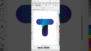 T Text design in CorelDraw  Logo Design [upl. by Uriisa]