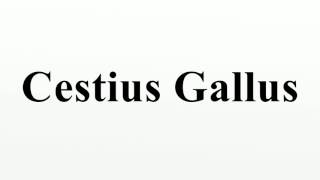 Cestius Gallus [upl. by Beard]