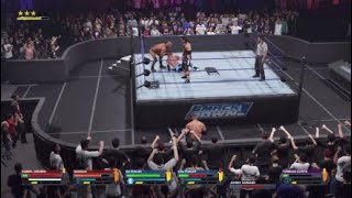 WWE 2k24 The Fowlers vs The Triangle of Terror vs DIY [upl. by Turne740]