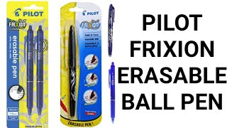 Pilot frixion pen review  How to use pilot frixion pen  erasable pen  erasable ink pen [upl. by Tammi]