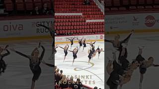 Le Poème ❄️ Laponie by Helsinki Rockettes synchronizedskating muodostelmaluistelu [upl. by Nuahc916]