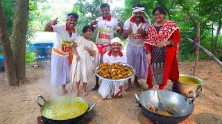 Village style fish curry and vegetables recipe cooking for village people  villfood Kitchen [upl. by Naor]