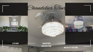 House Tour Chandeliers [upl. by Kcire980]