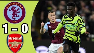 From Ground 😎Aston villa vs Arsenal 🔥 🤯 10 all goals and highlights HD 2023 [upl. by Thunell]