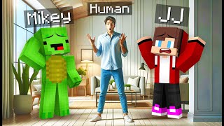 JJ and Mikey vs Real Human in Real Life  Minecraft Maizen [upl. by Roydd]