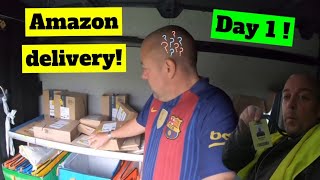 1st day as an Amazon DSP driver  Delivering Amazon parcels  flex  Van life [upl. by Fitz]