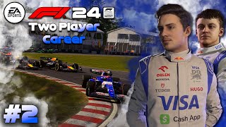 Vechten voor overwinning na pole  F1 24 TwoPlayer 2 [upl. by Jolyn]