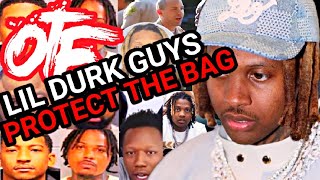 LIL DURK UPDATE THE OTF GUYS LET DURKIO CRASHOUT BEFORE PROTECTING THE BAG QUANDO RONDO CHECKMATE [upl. by Easton]