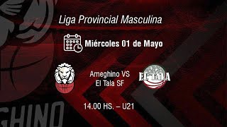 Ameghino vs Tala SF  U21  Liga Provincial Masculina 2024 [upl. by Frerichs]