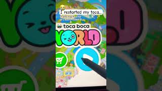 I restarted my world😭🕊 tocaboca [upl. by Mamie]