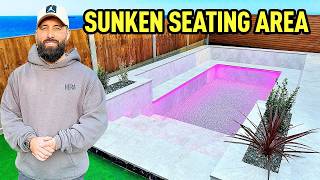 HOW TO BUILD A HEATED SUNKEN SEATING AREA IN YOUR GARDEN [upl. by Nilyarg]