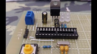 My first homemade Arduino with ATmega328P AVR microcontroller  Arduino for beginners [upl. by Claude]