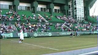 Tennis Halle 2001  Michael Chang hits ace [upl. by Sabrina450]