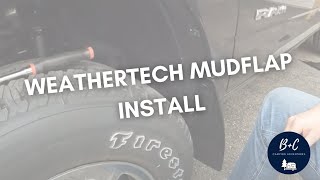 Installing the WeatherTech Mudflaps on our Ram 2500 [upl. by Bryce]