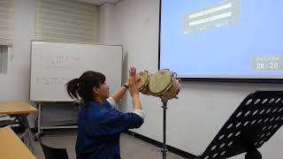 Bongos basic 봉고기본리듬응용1 [upl. by Airotkciv343]