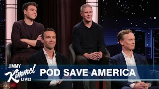 Pod Save America Hosts on Trump Winning the Election Kamala Conceding amp PostPandemic Inflation [upl. by Yddur]