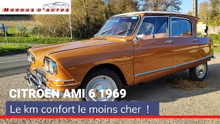 CITROËN AMI 6 CLUB BERLINE 1969  Le kilomètre confort le moins cher [upl. by Lion]