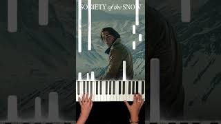 Society Of The Snow  Piano Tutorial  Sheet Music  MIDI [upl. by Anileme]