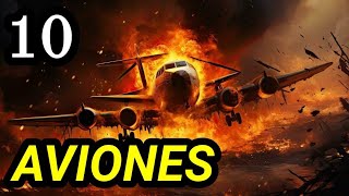 Top 10 Mejores Películas de AVIONES [upl. by Ace]