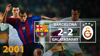 Nostalji Maçlar  Barcelona 2  2 Galatasaray  05122001 [upl. by Alexia]