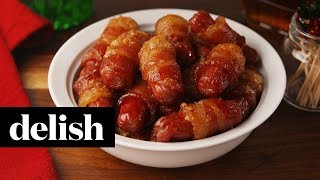 Maple Bacon Smokies  Delish [upl. by Bennett179]