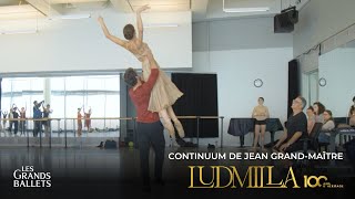 En répétition  Continuum de Jean GrandMaître  Ludmilla100  Les Grands Ballets [upl. by Lyns]