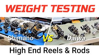 Weight Testing High End Shimano amp Daiwa Reels and Shore Jigging Rods [upl. by Voss8]