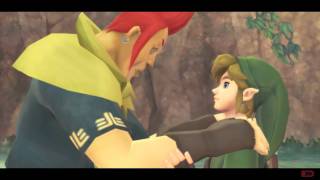 The Legend of Zelda Skyward Sword  Groose follows Link  1080p [upl. by Bess]