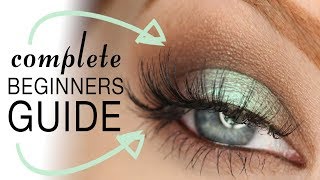 How to Apply False Lashes  Complete Beginners Guide [upl. by Eliak139]